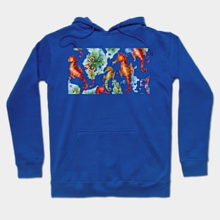 Christmas Seahorses Hoodie